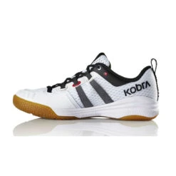 Salming Kobra Womens Indoor Court Shoe (White) -RACQUET GUYS Shop 1237072 0707SAL KOBRA MEN White addview5 2