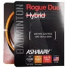 Ashaway Rogue Duo Hybrid Badminton String (Black/Orange) -RACQUET GUYS Shop 1679