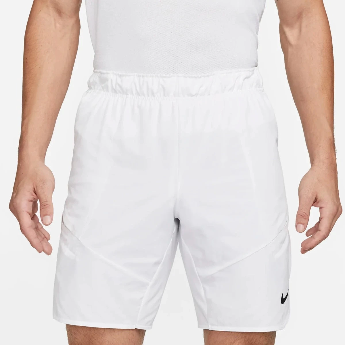 Nike Men's Dri-FIT Advantage 9-inch Short (White) 3 Nike Men's Dri-FIT Advantage 9-inch Short (White)