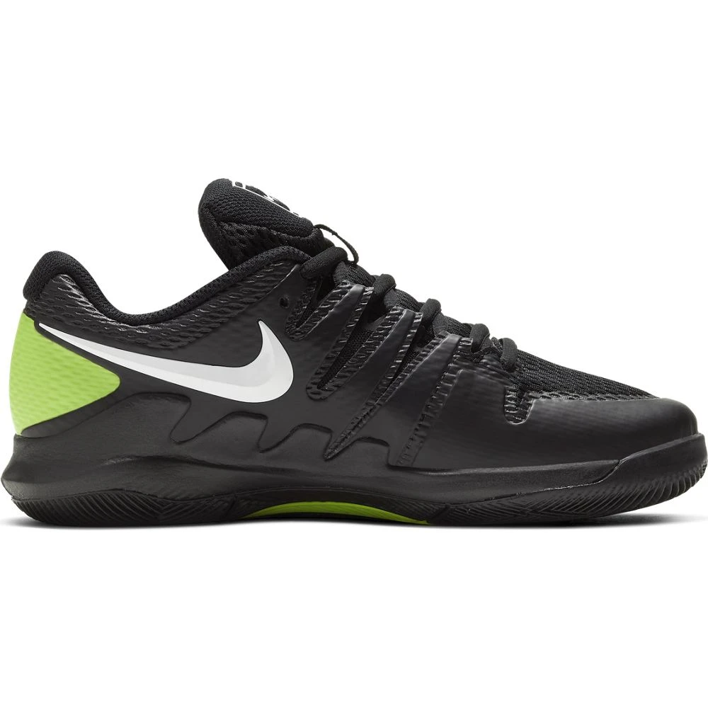 Nike Vapor X Junior Tennis Shoe (Black/White) 9 Nike Vapor X Junior Tennis Shoe (Black/White) - Image 7