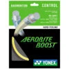 Yonex BG Aerobite Boost Hybrid Badminton String (Grey/Yellow) 1 Yonex BG Aerobite Boost Hybrid Badminton String (Grey/Yellow) -RACQUET GUYS Shop AerobiteBoost2019 Grey Yellow