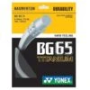 Yonex BG 65Ti Badminton String (White) -RACQUET GUYS Shop BG65TI10 white
