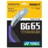 Yonex BG 65Ti Badminton String (Blue) -RACQUET GUYS Shop BG65TIBlue