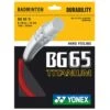 Yonex BG 65Ti Badminton String (Red) -RACQUET GUYS Shop BG65TIRed