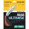Yonex BG 66 Ultimax Badminton String (Red) 1 Yonex BG 66 Ultimax Badminton String (Red) -RACQUET GUYS Shop BG66URed