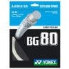 Yonex BG 80 Badminton String (White) 1 Yonex BG 80 Badminton String (White) -RACQUET GUYS Shop BG80White 19100183 d662 4373 b1d3 8ae82b0298b9
