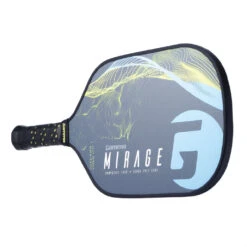 Gamma Mirage Sensa Core (Blue) 9 Gamma Mirage Sensa Core (Blue) -RACQUET GUYS Shop Blue Mirage side edge angle