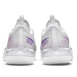 Nike React Vapor NXT Women's Tennis Shoe (Light Grey/Purple/Fuchsia) -RACQUET GUYS Shop CV0742 024 PHCBH000 3144