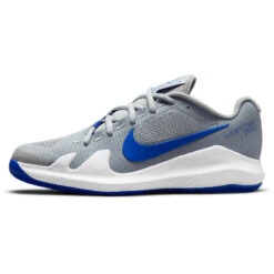 Nike Vapor Pro Junior Tennis Shoe (Grey/White) -RACQUET GUYS Shop CV0863 033 PHSLH000 3144
