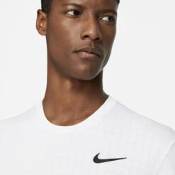 Nike Men's Dri-FIT Breathe Slam Top (White) 9 Nike Men's Dri-FIT Breathe Slam Top (White) -RACQUET GUYS Shop CV3840 100 PHSYM001 3144
