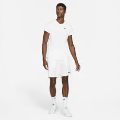 Nike Men's Dri-FIT Breathe Slam Top (White) 11 Nike Men's Dri-FIT Breathe Slam Top (White) -RACQUET GUYS Shop CV3840 100 PHSYM003 3144