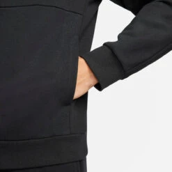 Nike Men's Fleece Heritage Tennis Hoodie (Black) -RACQUET GUYS Shop DA5711 010 PHSYM002 3144