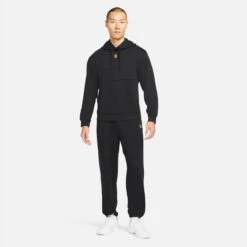 Nike Men's Fleece Heritage Tennis Hoodie (Black) -RACQUET GUYS Shop DA5711 010 PHSYM003 3144