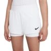 Nike Girls' Dri-FIT Victory Shorts (White/Black) -RACQUET GUYS Shop DB5612 100 PHSYM001 3144