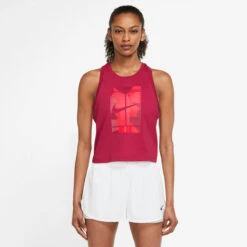 Nike Women's Spring Court Tennis Tank (Pomegranate)
