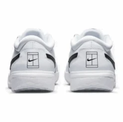 Nike Court Zoom Lite 3 Men's Tennis Shoe (White/Back) -RACQUET GUYS Shop DH0626 100back