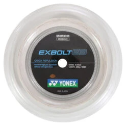 Yonex BG Exbolt 63 Badminton String Reel (White)