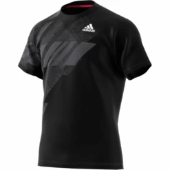 Adidas Men's Freelift Print HEAT.RDY Top (Black)