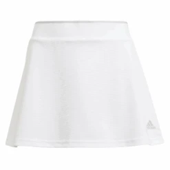 Adidas Girls Club Skirt (White/Grey)