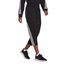 Adidas Sportswear Z.N.E Wrapped 3-Stripes 7/8 Pants (Black/White)
