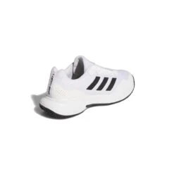 Adidas GameCourt 2 Men's Tennis Shoe (White/Black) -RACQUET GUYS Shop GW2991 7 FOOTWEAR Photography BackLateralTopView white