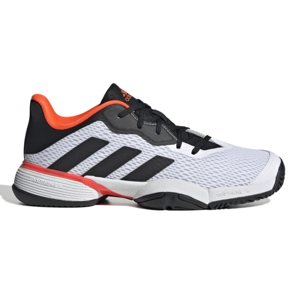 Adidas Barricade Junior Tennis Shoe (White/Black/Red) 3 Adidas Barricade Junior Tennis Shoe (White/Black/Red)