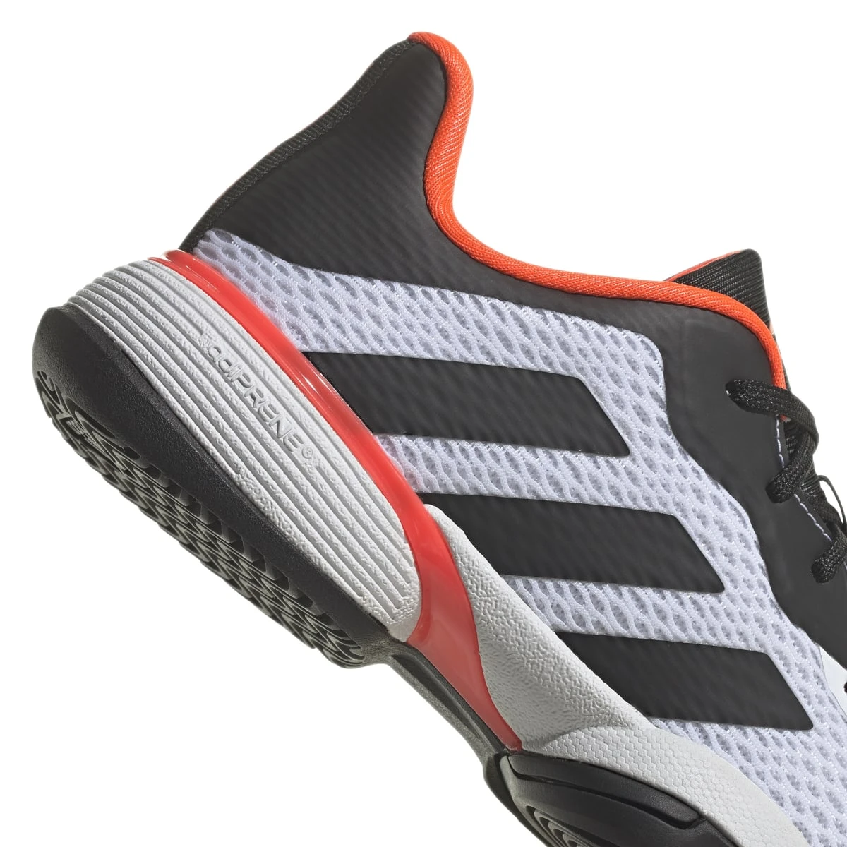 Adidas Barricade Junior Tennis Shoe (White/Black/Red) 9 Adidas Barricade Junior Tennis Shoe (White/Black/Red) - Image 7