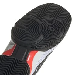 Adidas Barricade Junior Tennis Shoe (White/Black/Red) 17 Adidas Barricade Junior Tennis Shoe (White/Black/Red) -RACQUET GUYS Shop GW2996 9 FOOTWEAR Photography DetailView2 white