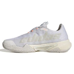 Adidas Barricade Parley Men's Tennis Shoe (White/Blue) -RACQUET GUYS Shop GY1369 5 FOOTWEAR Photography SideMedialCenterView white