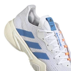 Adidas Barricade Parley Men's Tennis Shoe (White/Blue) -RACQUET GUYS Shop GY1369 8 FOOTWEAR Photography DetailView1 white