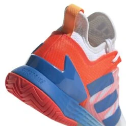 Adidas Adizero Ubersonic 4 Men's Tennis Shoe (White/Blue/Red) -RACQUET GUYS Shop GY3317 9 FOOTWEAR Photography DetailView2 white