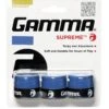 Gamma Supreme Overgrip 3 Pack (Blue) -RACQUET GUYS Shop Gamma Supreme Overgrips BLUE