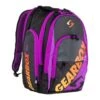 Gearbox Backpack - Court (Purple Accent With Red/Yellow Gradient) -RACQUET GUYS Shop GearboxCourtBackpack