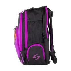 Gearbox Backpack - Court (Purple Accent With Red/Yellow Gradient) -RACQUET GUYS Shop GearboxCourtBackpack5