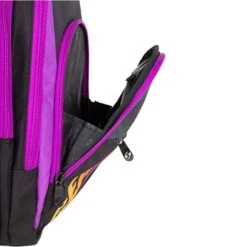 Gearbox Backpack - Court (Purple Accent With Red/Yellow Gradient) -RACQUET GUYS Shop GearboxCourtBackpack6