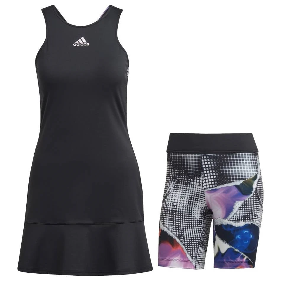 Adidas Women's US Series Y-Dress (Black/Clear Pink) 6 Adidas Women's US Series Y-Dress (Black/Clear Pink) - Image 4