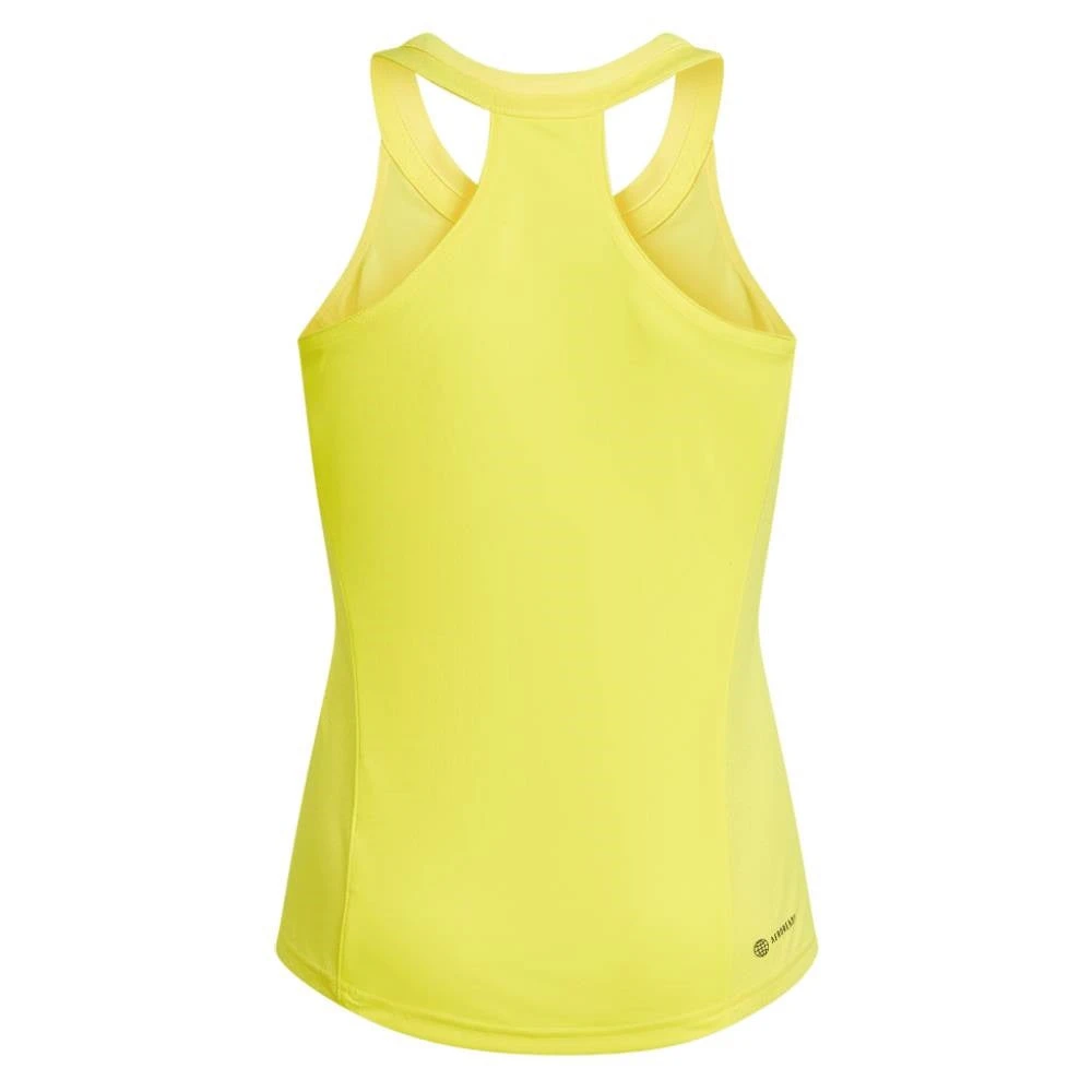 Adidas Girl's Club Tank Top (Beam Yellow) 4 Adidas Girl's Club Tank Top (Beam Yellow) - Image 2