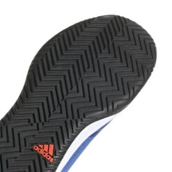 Adidas Defiant Speed Men's Tennis Shoe (Blue/White) -RACQUET GUYS Shop HQ8455 10 FOOTWEAR Photography DetailView3 transparent