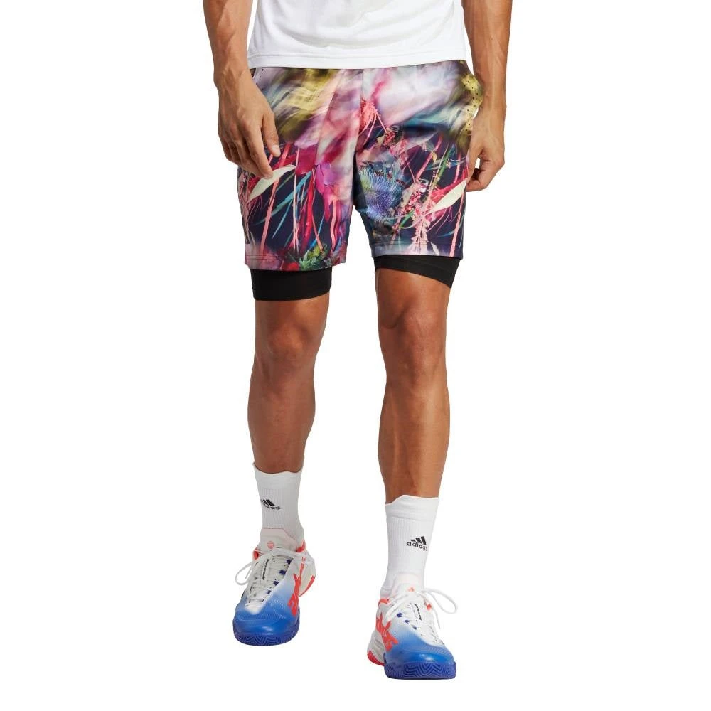 Adidas Men's Melbourne Ergo Short (Black) 5 Adidas Men's Melbourne Ergo Short (Black) - Image 3