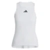 Adidas Women's Club Tank Top (White) -RACQUET GUYS Shop HZ4282 2 APPAREL Photography FrontCenterView transparent