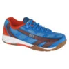 Hi-Tec Infinity Flare Mens Indoor Court Shoe (Blue/Tangelo/Navy) -RACQUET GUYS Shop Hi Tec Infinity Flare 01 RacquetGuys