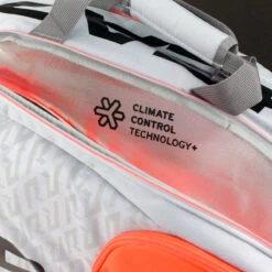 Head Radical Supercombi 9 Pack Racquet Bag (Grey/Orange) -RACQUET GUYS Shop IMG 2928