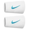 Nike Tennis Premier Doublewide Wristband (White/Blue) 1 Nike Tennis Premier Doublewide Wristband (White/Blue) -RACQUET GUYS Shop N.000.2466 122 P 1919BLR