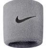 Nike Swoosh Wristbands (Grey/Black) -RACQUET GUYS Shop NNN04051OS Swoosh Wristband37B8LR
