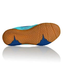 Salming Hawk Women's Indoor Court Shoe (Turquoise/Limoges Blue) 8 Salming Hawk Women's Indoor Court Shoe (Turquoise/Limoges Blue) -RACQUET GUYS Shop Salming Hawk Deco Mint Limoges d