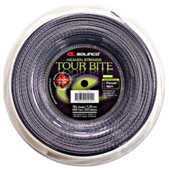 Solinco Tour Bite Diamond Rough 16L/1.25 Tennis String Reel (Silver)