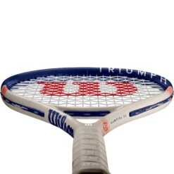 Wilson Roland Garros Triumph (Pre-Strung) -RACQUET GUYS Shop WR066510U 3 Roland Garros Triumph NA WH OR.png.high res