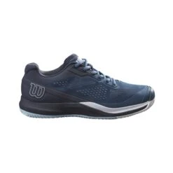 Wilson Rush Pro 3.5 Women's Tennis Shoe (Blue/White) -RACQUET GUYS Shop WRS327290 0 Rush Pro 35 Womens MajolicaBlue OuterSpace WH.png.cq5dam.web .1200.1200