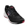 Wilson Rush Pro 3.0 Men's Pickleball Shoe (Black/White/Red) -RACQUET GUYS Shop WRS328230 1 Rush Pro 3 Pickleball WH BL WilsonRed.png.cq5dam.web .1200.1200
