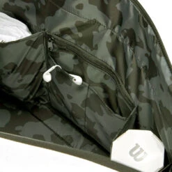 Wilson Women's Racquet Bag (Cream/Black/Forest) -RACQUET GUYS Shop Wilson Womens Racquet Bag Cream Black ForestGreen 7 2090d53d 07ef 4132 bab9 2ed56d45a1f7